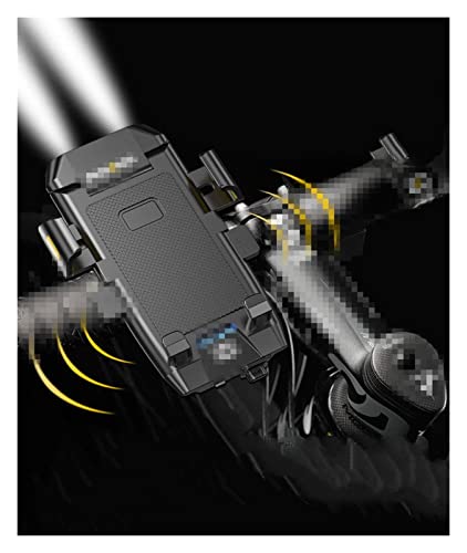 Suporte para celular de bicicleta, rotação de 360°, espelho retrovisor de motocicleta, suporte de te