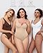 Avidlove Women Bodysuits Sexy Sleeveless Plunge Body Suit Thong Seamless Tank Body Suits Backless (Light Nude, L)