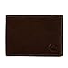 Timberland Men's Leather RFID Blocking Passcase Security Wallet, Dark Brown, One Size