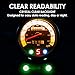 Motorcycle Speedometer Dual Odometer Universal Digital Display Gear Meter