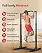 JOROTO Foldable Pull Up Dip Station, Pull Up Bar Free Standing for Home Gym, 450LBS Stable Power Tower, Adjustable Height Multifunction Pull Up Stand, Strength Training Equipment for Men Women