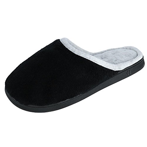 Women's Terry Wide Width Slip On Clog Slipper for Indoor/Outdoor Comfort