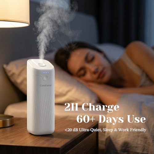 Difusor aromático eléctrico portátil sin agua 120 ml miniatura 3
