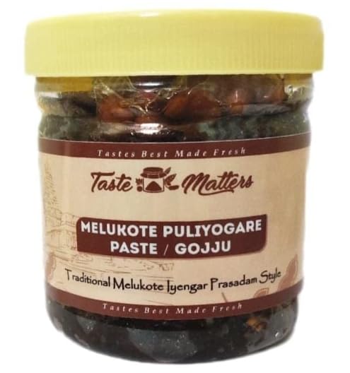 Melkote Puliyogare Paste/Gojju Traditional Karnataka Iyengar Prasadam Style Made 1kg (B0CVS9FPGS) Amazon Price History, Amazon Price Tracker