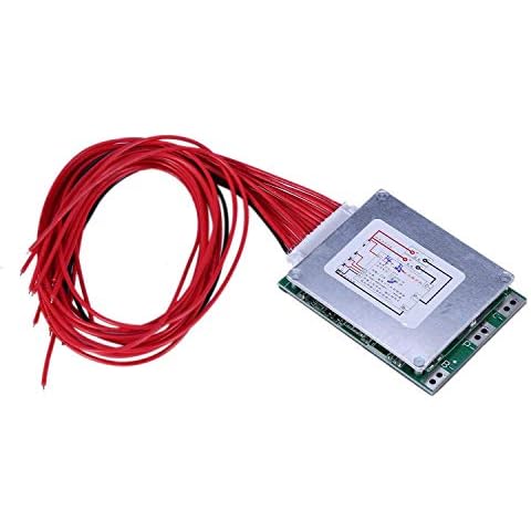 Liseng 14S 52V 35A Lithium Battery Charging Module, BMS PCB Board for E-Bike EScooter Balance Charging, Over-Discharge, Temperature Protection Cover
