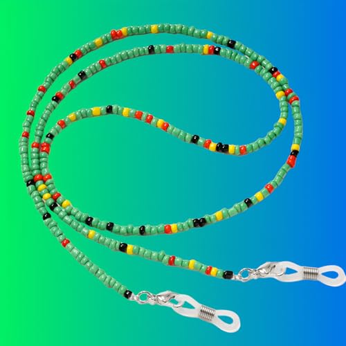 Image of YCCHN 8 Pcs Eyeglass Chains For Women & Girls, Colorful Beaded Face Mask Lanyard Eye Glasses Holders Around Neck Handmade Chain For Women Men Eyeglass Sunglasses