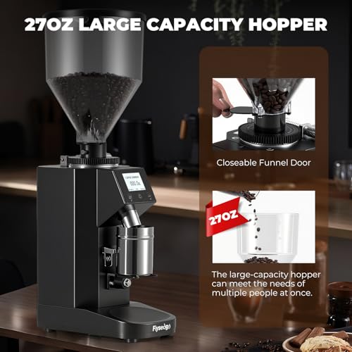 Flyseago 60mm Flat Burr Grinder
