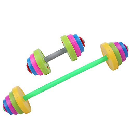 LIOOBO Barbell Set for Kids Fitness Fun and Fitness Exercise Equipments for Kids (Short Style) - Image 3