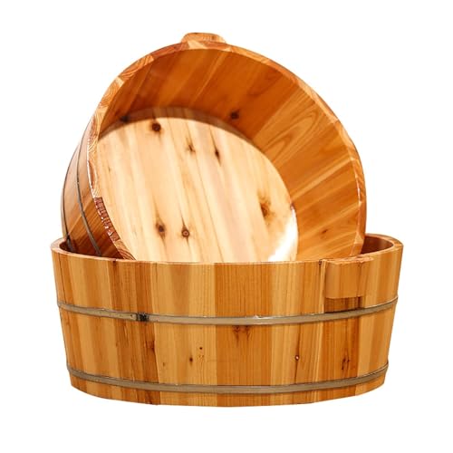 Artículos de madera para baño de pies 35x16 cm miniatura 1