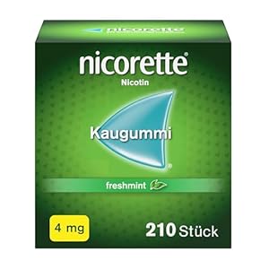Nicorette Kaugummi 4mg freshmint 210 Stück