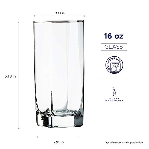 Luminarc Sterling 16 Piece Tumbler Set, Clear by Luminarc - Image 7