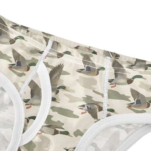 Boys' Exclusive Briefs Toddler Underwear 95% Combed Cotton Boxerbriefs 2T Duck Pattern 834