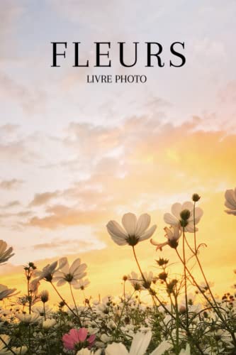 Livre photo des fleurs : Cadeau adapté pour seniors et personnes souffrant de démence ou d’Alzheimer – 35 belles images de fleurs - Grand format