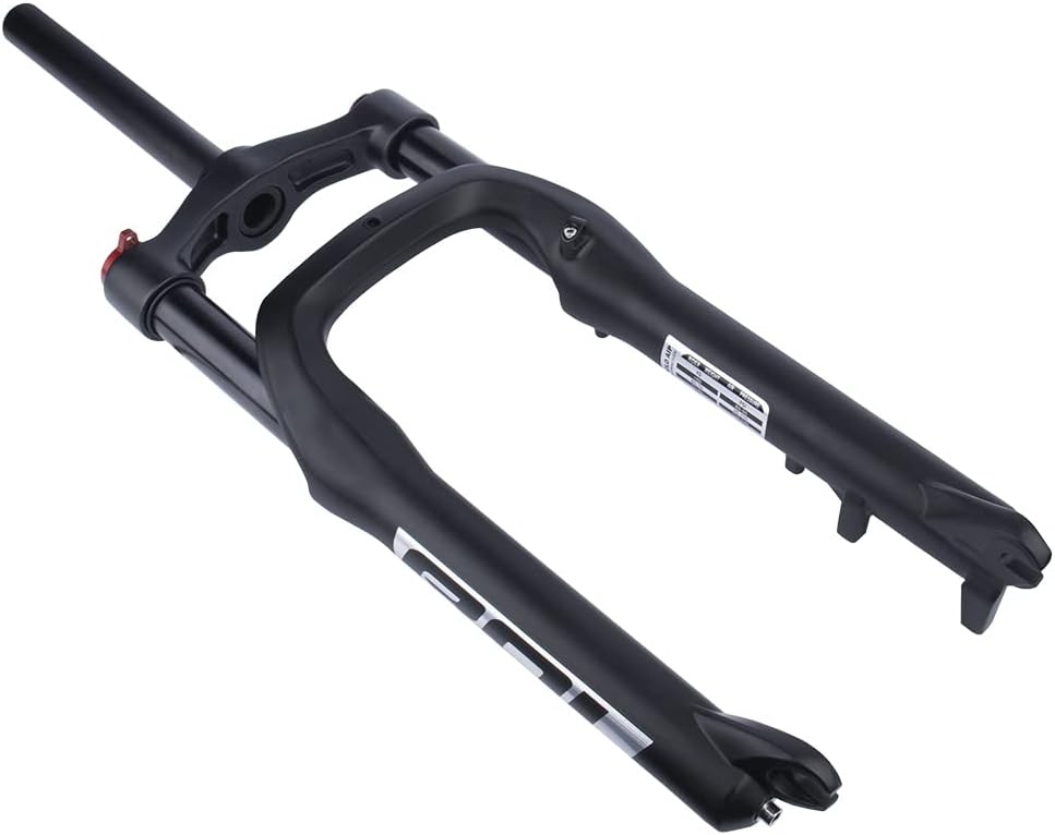 BOLANY Snow Beach Bike Suspension Fork 20 inch 4.0 Tire Fat Bicycle Air Front Fork Travel 135mm