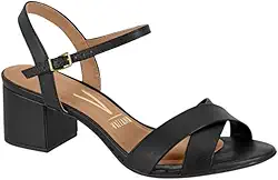 Sandália Feminino Vizzano Salto Baixo Blocado