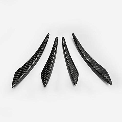 EPR Universal Carbon Fiber Bent Style Front Bumper Splitter Fins Canard 4Pcs
