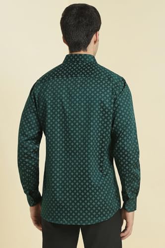 Image of Allen Solly Men Cotton Blend Regular Fit Shirt