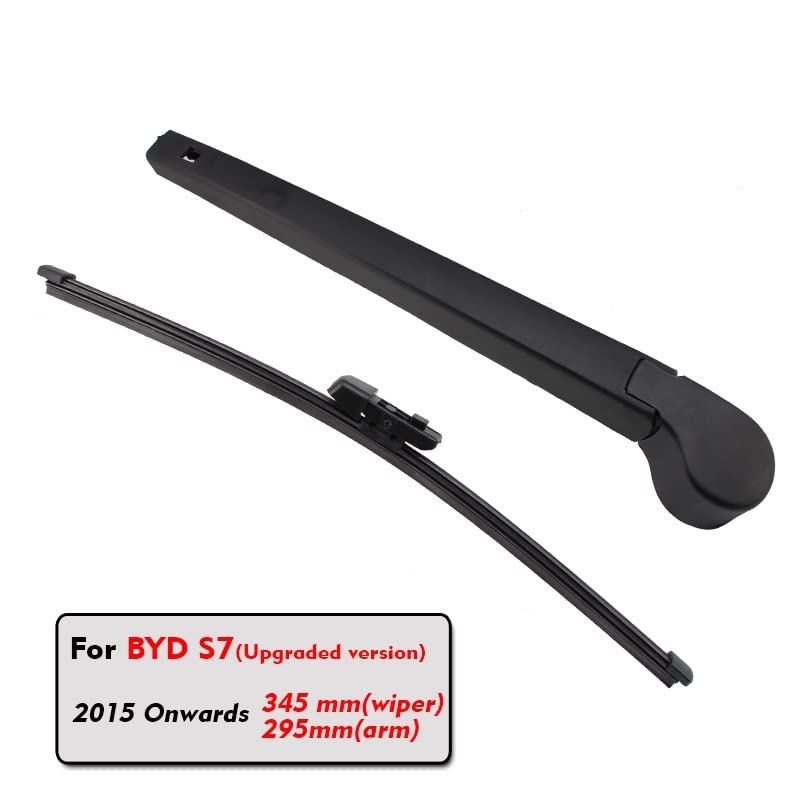 Tylne wycieraczki samochodowe ramię wycieraczki tylnej szyby dla BYD S7 Hatchback (od 2015 r.) 345mm Auto akcesoria do ostrzy przedniej szyby(Single wiper arm)