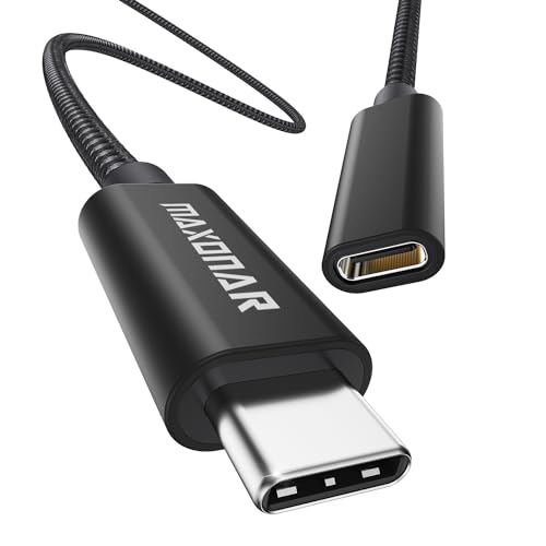 ➤ Questa prolunga USB C può caricare 5 A della corrente di ricarica, in modo che il dispositivo USB C possa essere ricaricato rapidamente