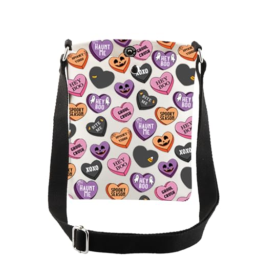 CMNIM Spooky Vibes Gifts Spooky Crossbody Bag Horror Movie Gifts Spooky Halloween Shoulder Bag Spooky Season Merchandise