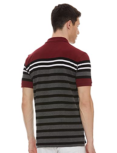 Image of Max Men's Men Striped Polo T-Shirt