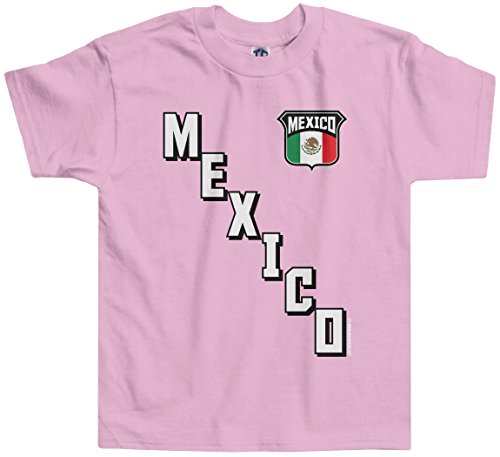 Threadrock Little Girls' Mexico National Pride #2 Toddler T-Shirt
