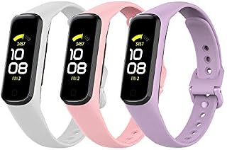 Fit 2 Straps Compatible with Samsung Galaxy Fit 2 SM-R220 for Women Men Classic Colourful Floral Waterproof Sport Watch Band Strap Wristband for Galaxy Fit 2 Smart Watch Replacement Strap Accessory