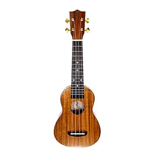 All Solid Koa Acacia Soprano 21inch Hawaiian Traditional Classic, Free Gig Bag/Box and Shipping