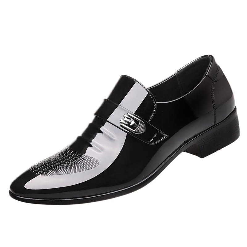 Comfortable Dress Shoes for Business New Men's Slip-On Oxford Shoes, Wedding, Casual & Work, Modern Classic Formal Shoes