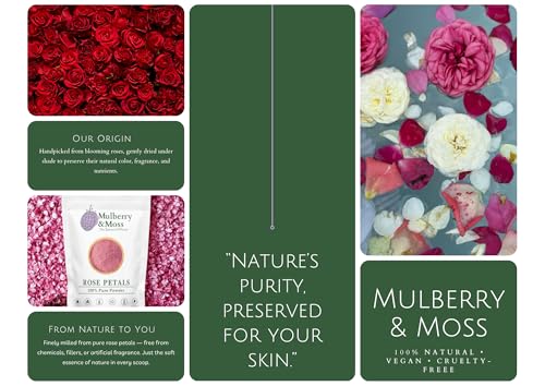 Image of Mulberry & Moss Ultimate Skin Solution Kit | 6-in-1 Powder Blend (Rose Petals, Beetroot, Multani Mitti, Neem, Orange Peel, Sandalwood) | For Glowing, Acne-Free, Oily & Tan-Free Skin | 75g Each