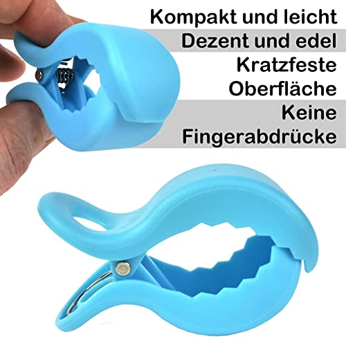 6 St. Babies1st Kinderwagen Klammer, Clip zur Befestigung von Spielzeug, Abdeckung, Sonnenschutz am Kinderwagen, Buggy, Babyschale… – Ansicht 2