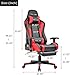 GTPLAYER Silla Gaming con Altavoz Bluetooth Reposapies Escritorio Oficina Gamer Ergonomica con...