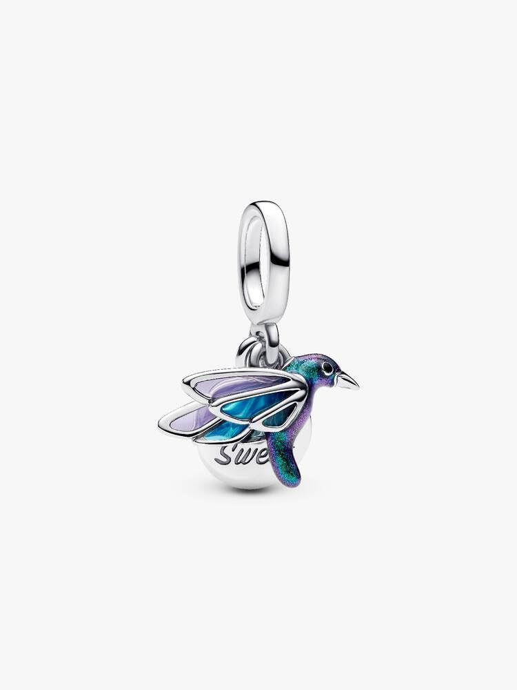 Pandora Moments 793746C01 - Ciondolo a forma di colibrì in argento sterling, compatibile con Me e Moments