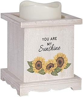 The Bridge Collection Flameless LED Candle with Wooden Base (You are My Sunshine)