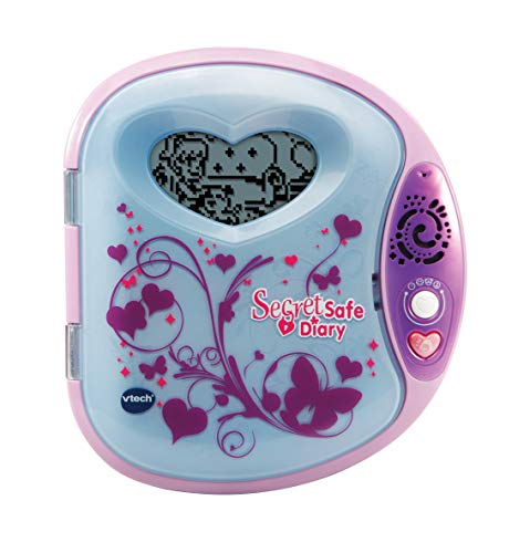 VTech Secret Safe Girls Diary | Secret Diary for Girls, Educational Toy with Games, MP3 Connection & More | Gifts for Girls Age 5, 6, 7+ Year Olds, Pink