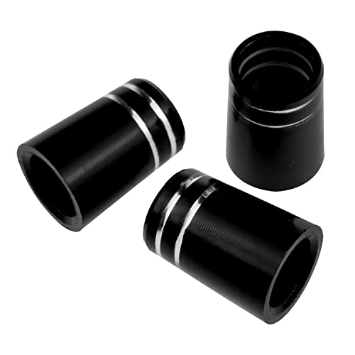 Aylifu Golf Iron Ferrule For Cone Tip Iron Wedge Body With Double Chrome Plated Ring (Black -8-Piece Packs) #TOP2