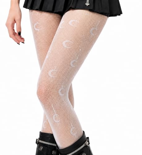Image of NXITK 2 Pack Goth Tights - Ripped Gothic Tights for Women