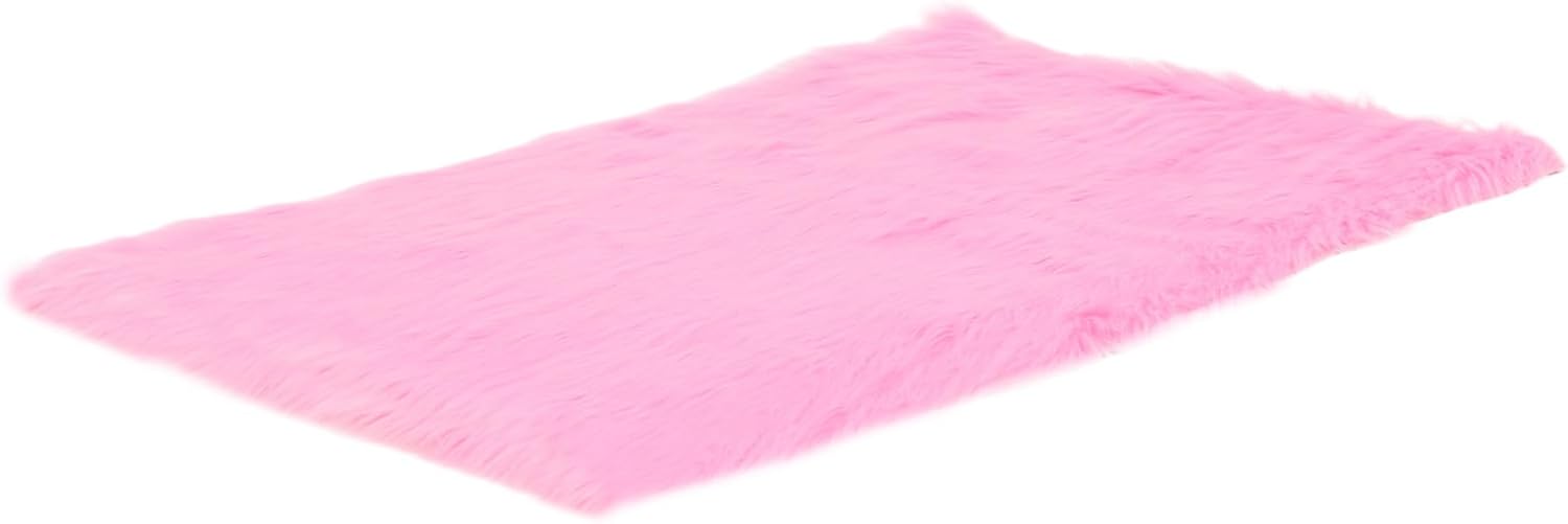 ABOOFAN Plush Faux Fur Carpet Feet for Bedroom Room Nursery Soft Cozy Shaggy Rug Easy to Clean Fuzzy Floor Mat for Living Room Bedside