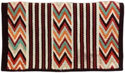 Handmade Western Ranch Saddle Blanket | Genuine New Zealand Wool Pad | Custom Equestrian Gear AM-369