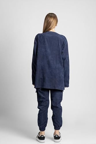 BOSHAMA Velvet Winter Suit Open XL Navy