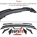 NEESPOC Rear Trunk Spoiler Wing Fit for Ford Mustang EcoBoost/Dark Horse/GT/ S650 2024 2025 Performance Spoiler + Gurney Flap Wicker Bill Exterior Accessories (Carbon Fiber Style)