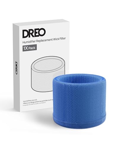 DREO Humidifier Filter Replacement, Compatible with DREO Evaporative Humidifier 774S for Bedroom, Cleanable Filters for Hard Water, 3D Multi-Layer Mesh Design, Improve Humidification Efficiency