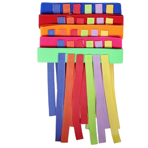 Juego de cinturones para atrapar colas, 5 piezas de tela ligera para entrenamiento social