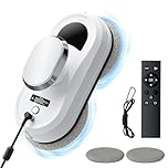 Tnamdan Robot lavavetri elettrico 3000 PA 0.35m/min Robot lavavetri Robot per pulizia vetri con remoto Controller 3 modalità di pulizia Robot lavavetri finestre Pulisci vetri elettrico