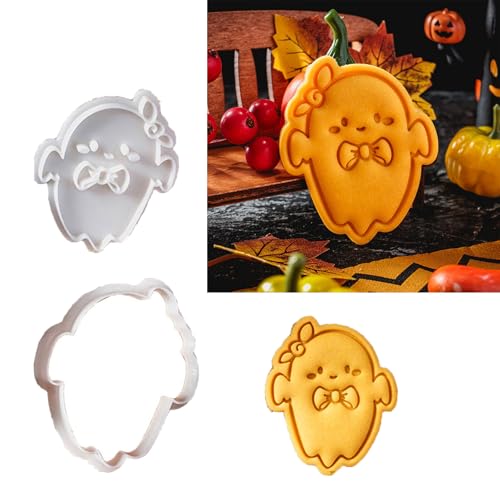 Set of 5 Eerie Kitchen Cookie Molds Set Halloween Themed Biscuits Crafting Molds for Eerie Treats and Parties Home Baking Essential - Image 2