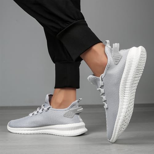 Ideacloth Shoes for Men, Mesh Comfortable Orthopedic Hiking Running Shoes, Light and Breathable Non-Slip Cushion Sneakers3