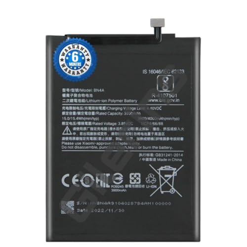 Image of Original BN4A Battery for Redmi Note 7 Pro /7 / 7S / M1901F7C / M1901F7G / M1901F7S Battery with 6 Month Warranty****(SEP066)