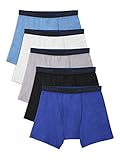 Fruit of the Loom boys Breathable Mesh Boxer Briefs Underwear, Boy - 5 Pack Cotton Mesh, Large US