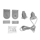 Blindecor | Kit de Mecanismo para Cortinas Enrollables | Compatible con Tubos de 43 mm - Gris | Caja mecanismos de sustitución Completo