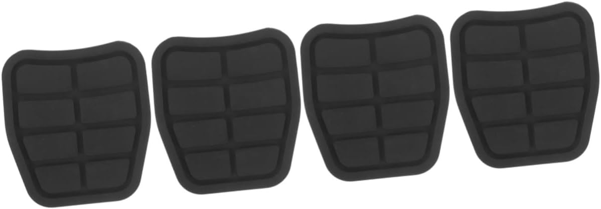 2pairs Car Brake Pedal Rubber Brake Clutch Pad Replacement for Models Easy Installation Enhanced Safety Control Automotive Foot Pedal